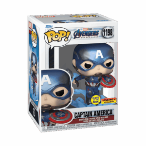 Captain America with Mjölnir (gitd) #1198 (exclusivo Volcano X)