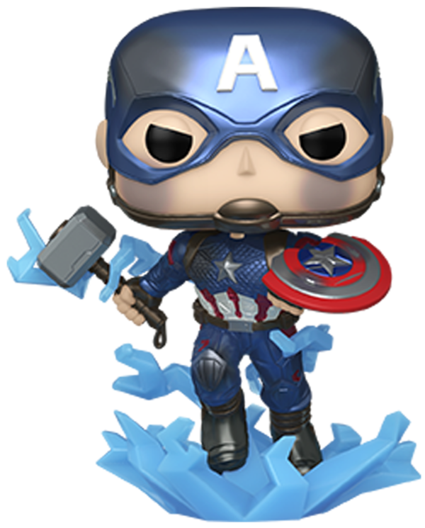 Captain America with Mjölnir (gitd) #1198 (exclusivo Volcano X) - Image 3
