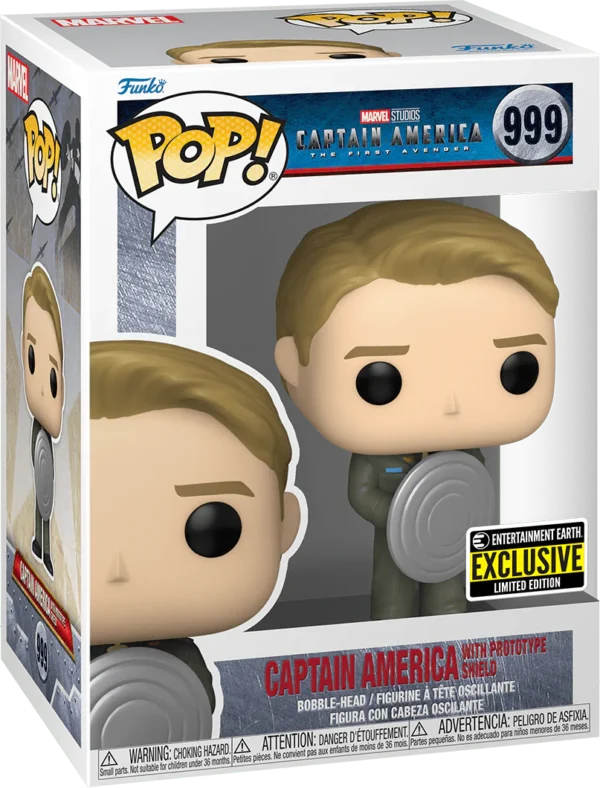 Captain America Prototype Shield #999 (Exclusivo de Entertainment Earth)
