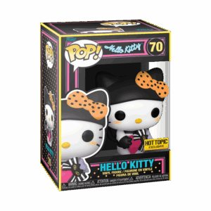 Hello Kitty con regalo #70 Black Light (exclusivo Hot Topic)