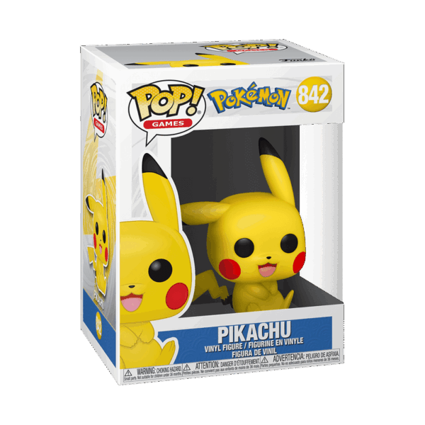 Pikachu (Sentado) #842