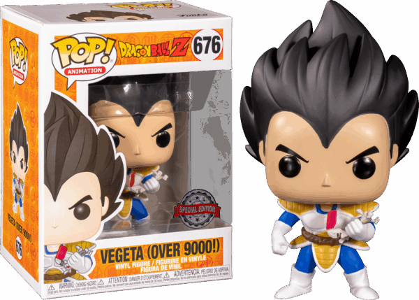 Vegeta Over 9000! #676 (sticker Special Edition)