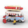 Retro Food Truck - Icons - set 40681