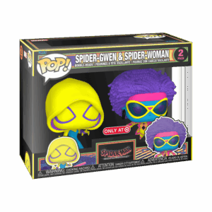 Spider-Gwen y Spider-Woman 2pack black light (Exclusivo Target)