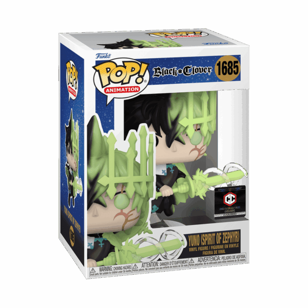 Yuno spirit of Zephyr - Black Clover #1685 (exclusivo Chalice)