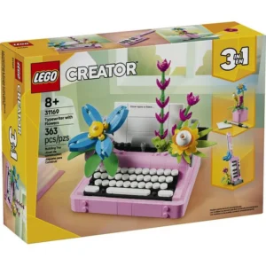 3en1 Typewriter with Flowers - lego set 31169