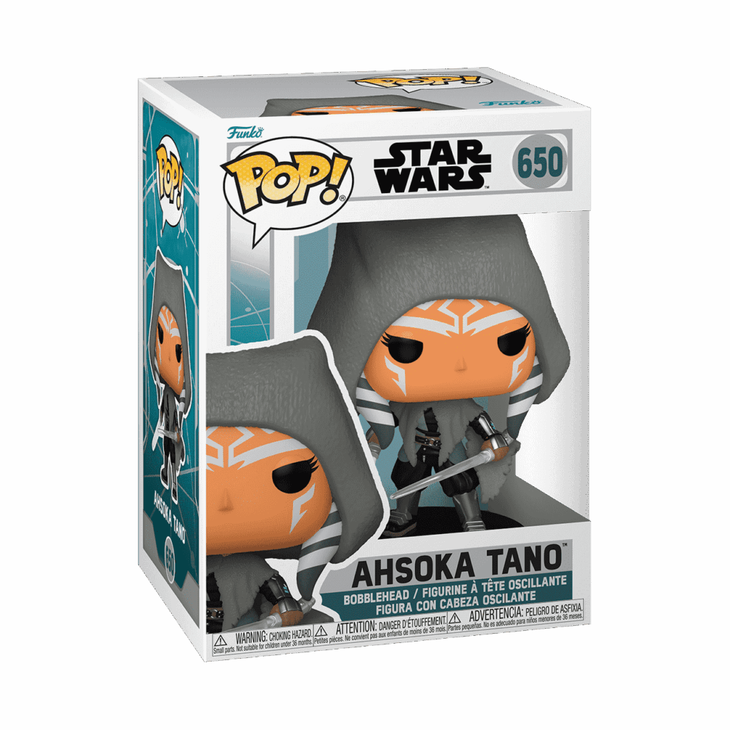 Funko POP Ahsoka Tano #650 figura de vinilo con dobles lightsabers de la serie Star Wars Ahsoka