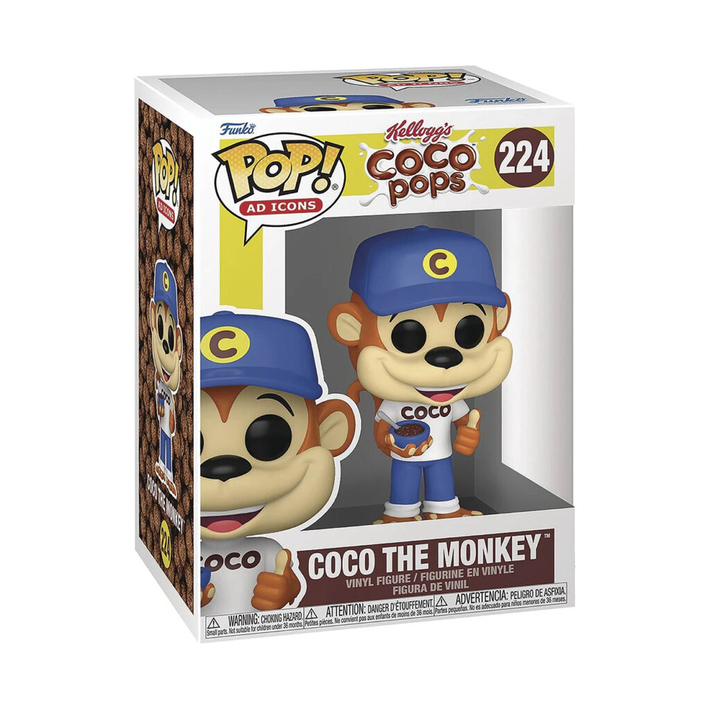 Funko Pop Coco the Monkey #224 – figura de vinilo coleccionable de la línea Ad Icons