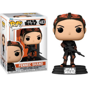 Funko Pop Fennec Shand #483 de Star Wars – figura de vinilo oficial de The Mandalorian