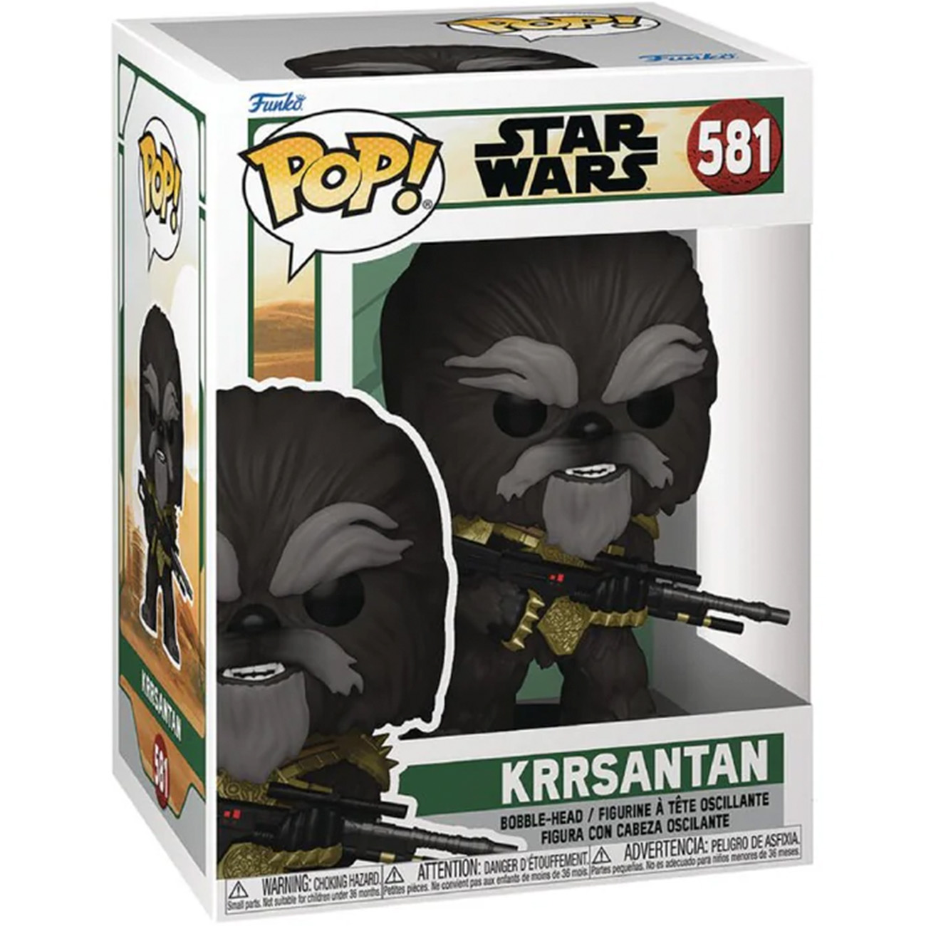 Funko Pop Krrsantan 581 Star Wars Book of Boba Fett figura de vinilo coleccionable