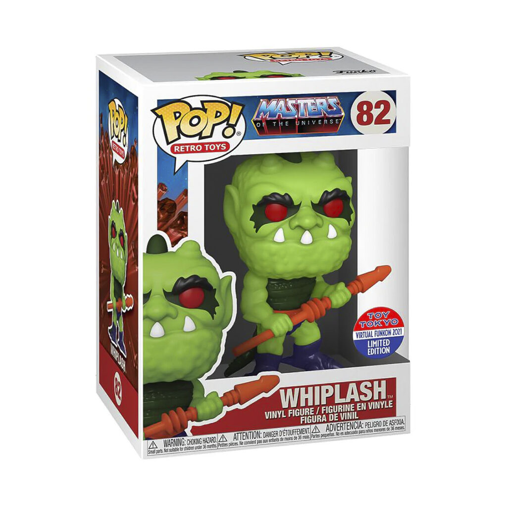 Funko Pop Whiplash MOTU exclusivo FunKon – figura coleccionable edición limitada