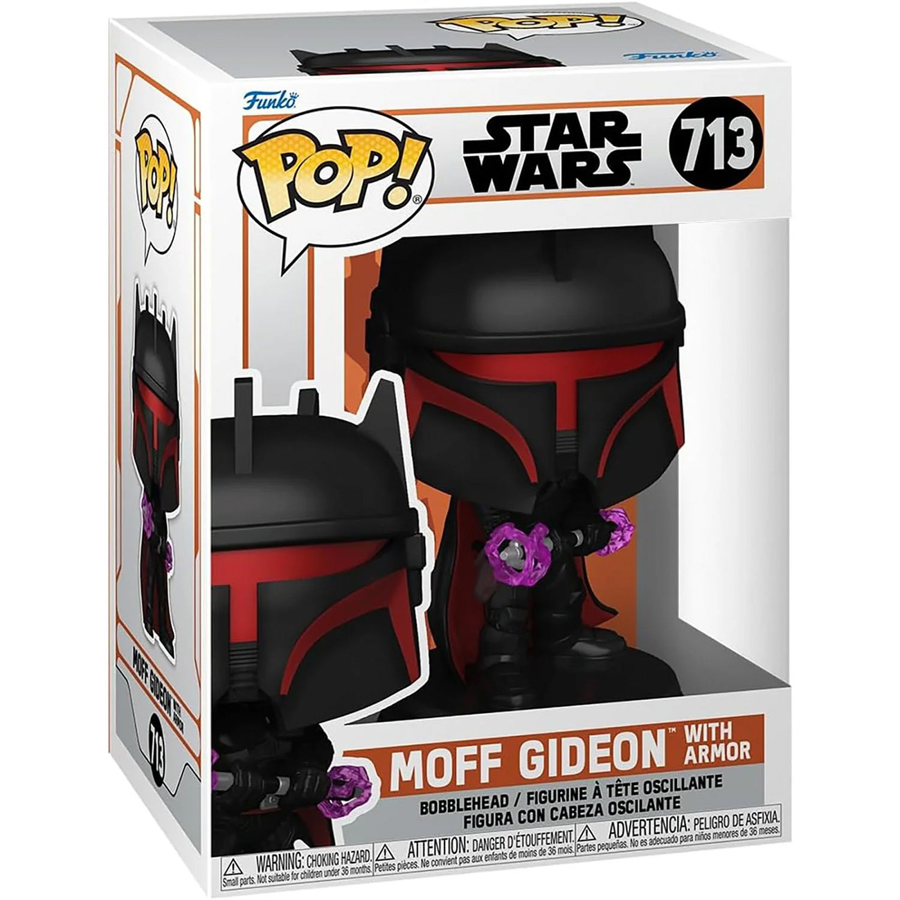 Funko Pop Moff Gideon with Armor número 713 de Star Wars The Mandalorian