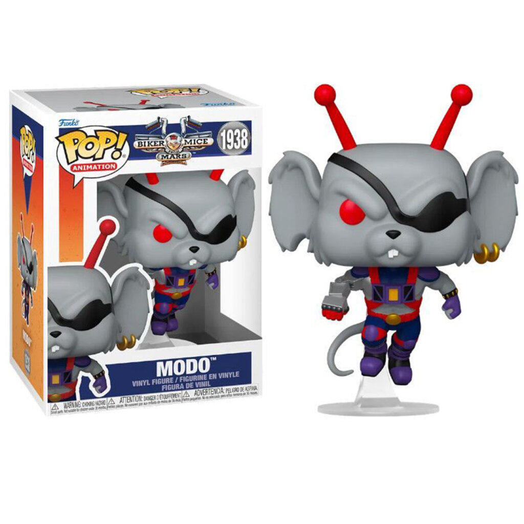 Funko Pop Modo de Motorratones de Marte #1938, figura de colección retro