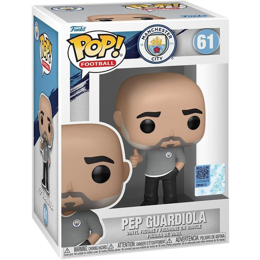 Funko Pop Pep Guardiola número 61 figura de vinilo coleccionable Manchester City