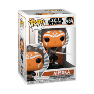 Funko Pop Ahsoka with Sabers #464 – figura de vinilo de Ahsoka Tano con sus sables blancos de Star Wars: The Mandalorian