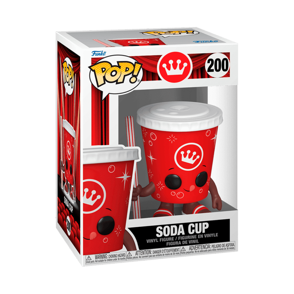 Funko Pop Soda Cup número 200 figura coleccionable Ad Icons fondo blanco