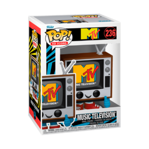 Funko Pop Televisor MTV número 236 figura coleccionable Ad Icons