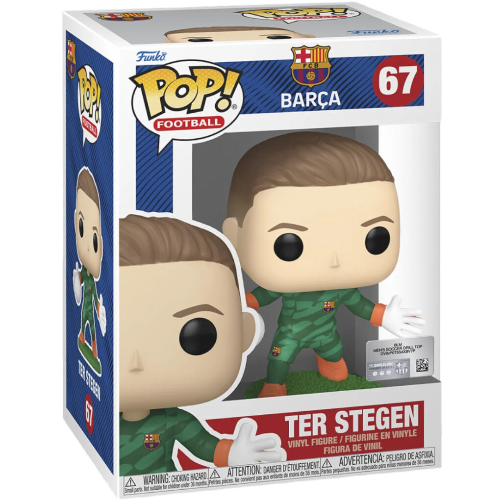 Funko Pop Ter Stegen #67 - Figura coleccionable del portero del FC Barcelona