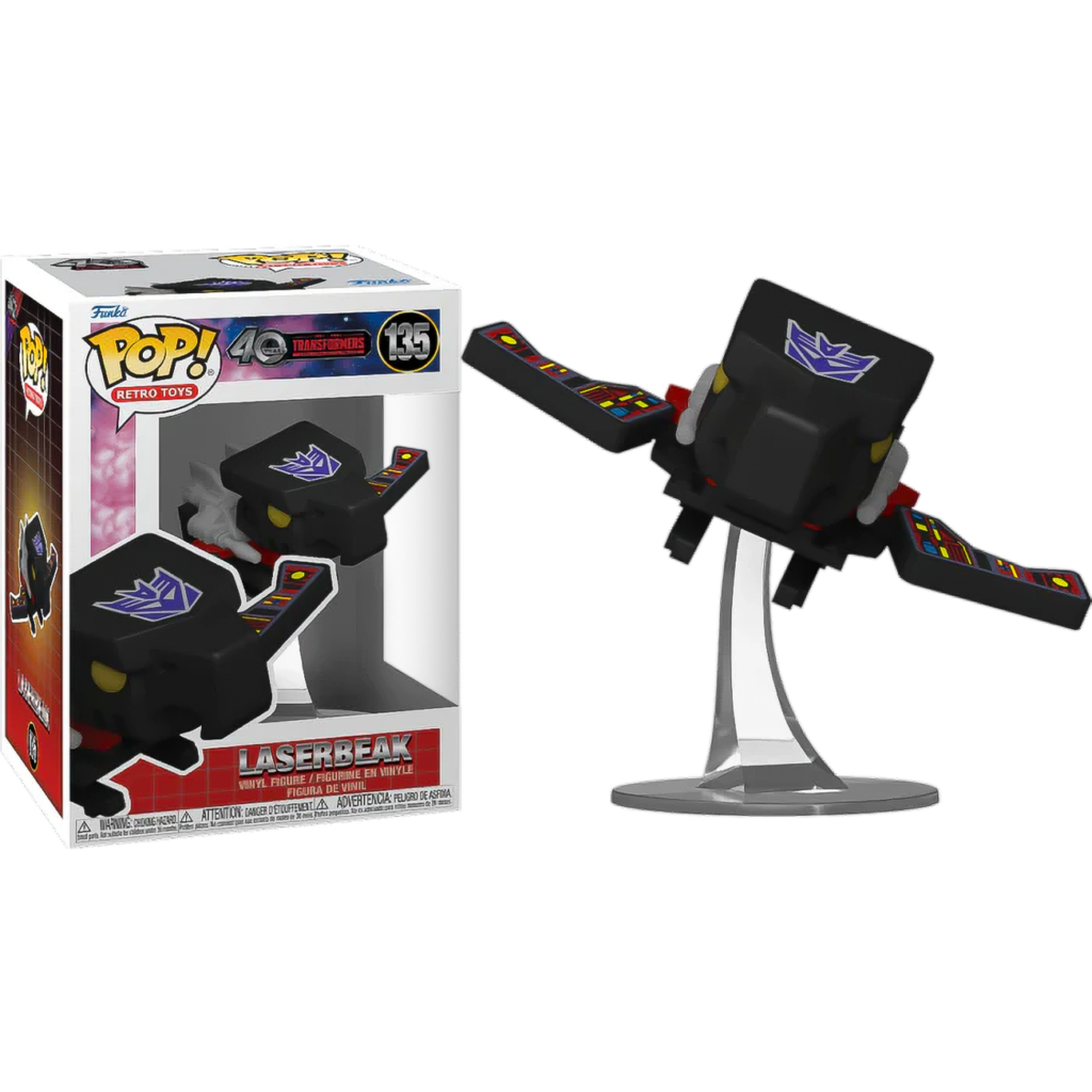Funko Pop Transformers Laserbeak #135 – figura de colección