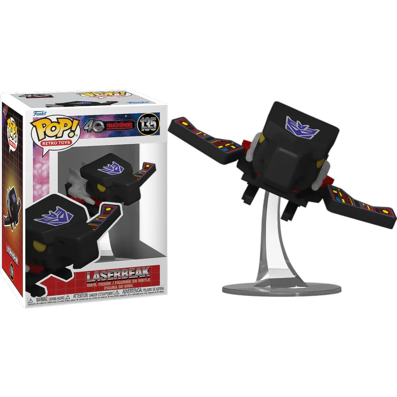 Funko Pop Transformers Laserbeak #135 – figura de colección