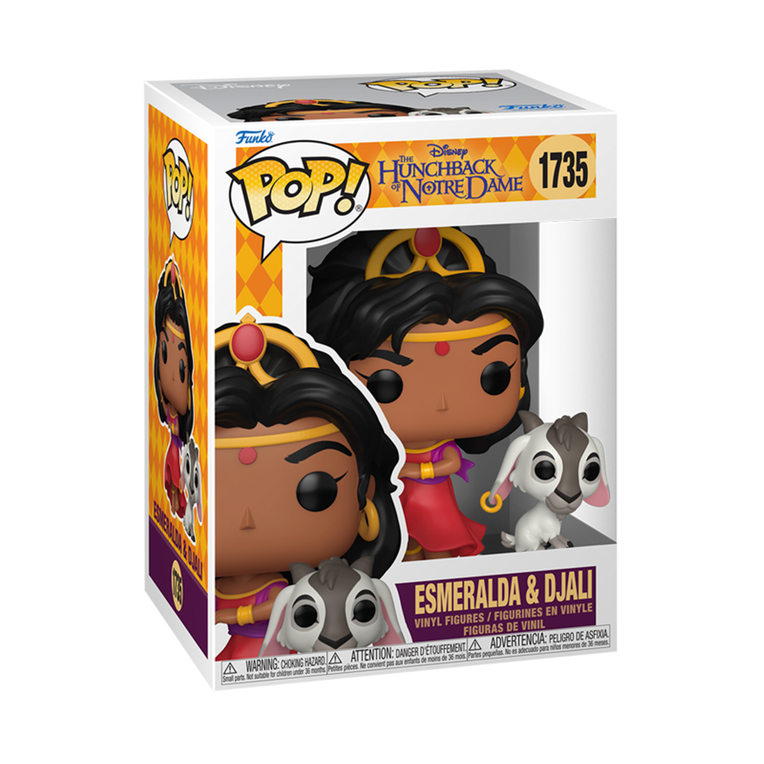 Funko Pop Esmeralda y Djali figura coleccionable Disney