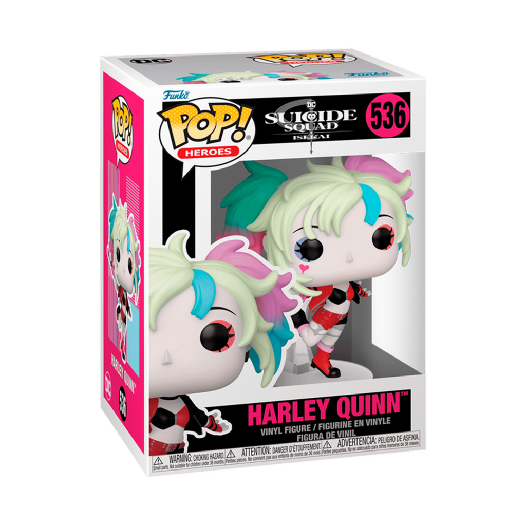 Funko Pop Harley Quinn Isekai #536 figura coleccionable DC Comics