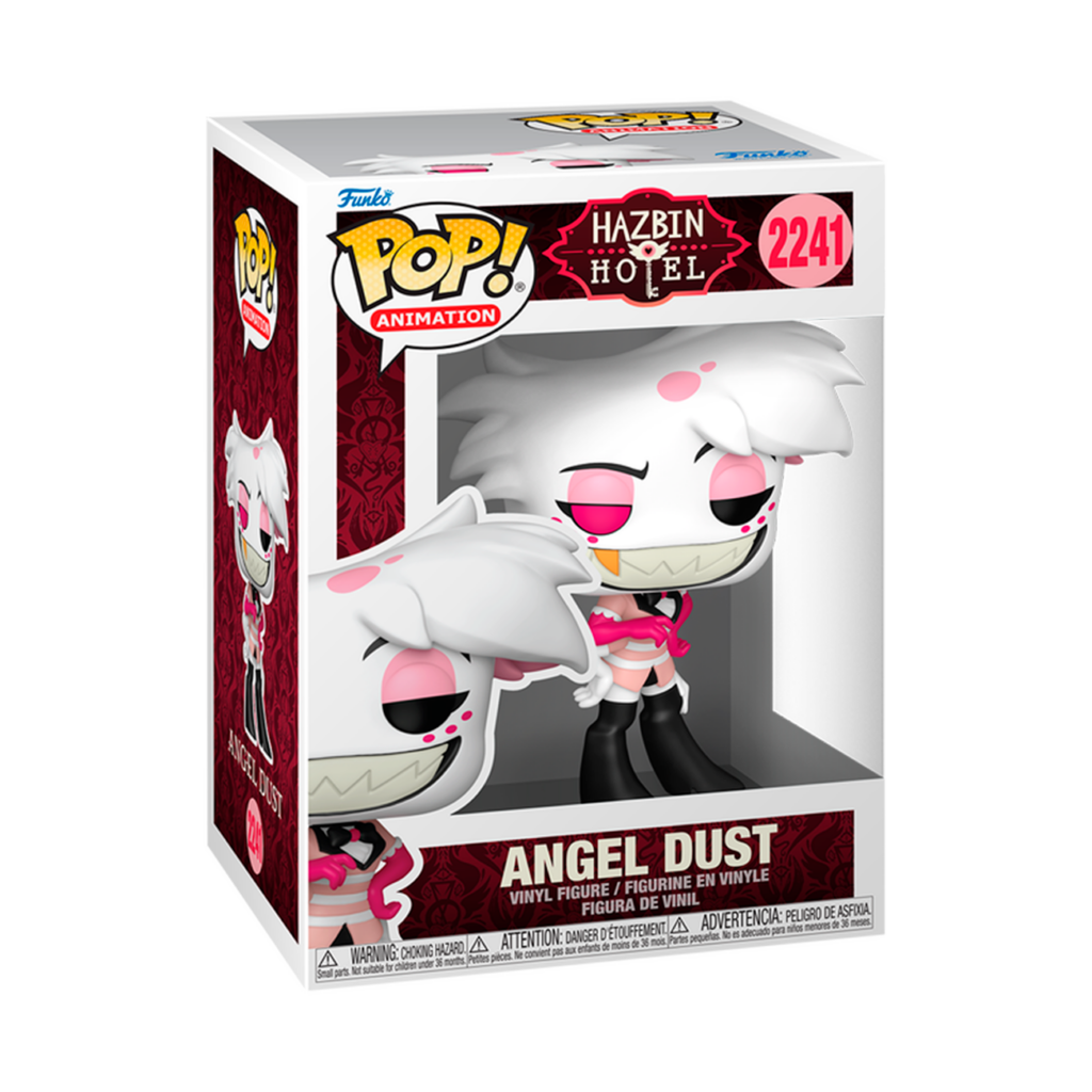 Funko Pop Angel Dust de Hazbin Hotel, figura coleccionable de vinilo