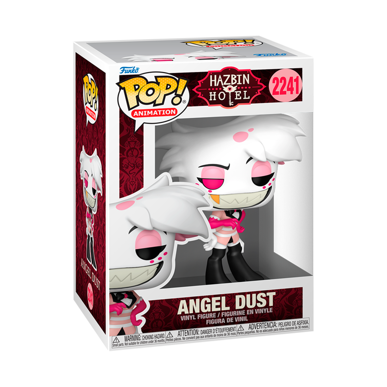 Funko Pop Angel Dust de Hazbin Hotel, figura coleccionable de vinilo