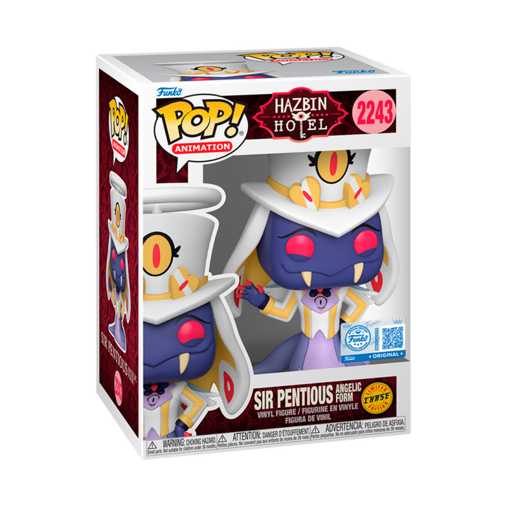 Funko Pop Sir Pentious Chase de Hazbin Hotel – figura coleccionable edición limitada