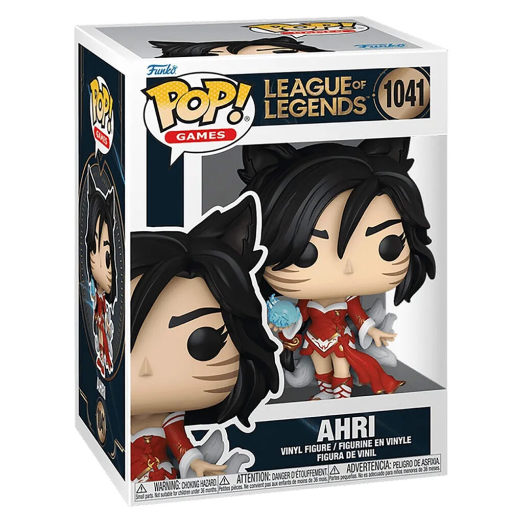 El Funko Pop Ahri League of Legends es la figura coleccionable ideal para los fanáticos del popular MOBA de Riot Games. Esta figura de vinilo captura los detalles más icónicos de Ahri, la zorra de las nueve colas, con la calidad y estilo característicos de Funko Pop. Perfecta para decorar tu espacio gamer o completar tu colección de LoL.