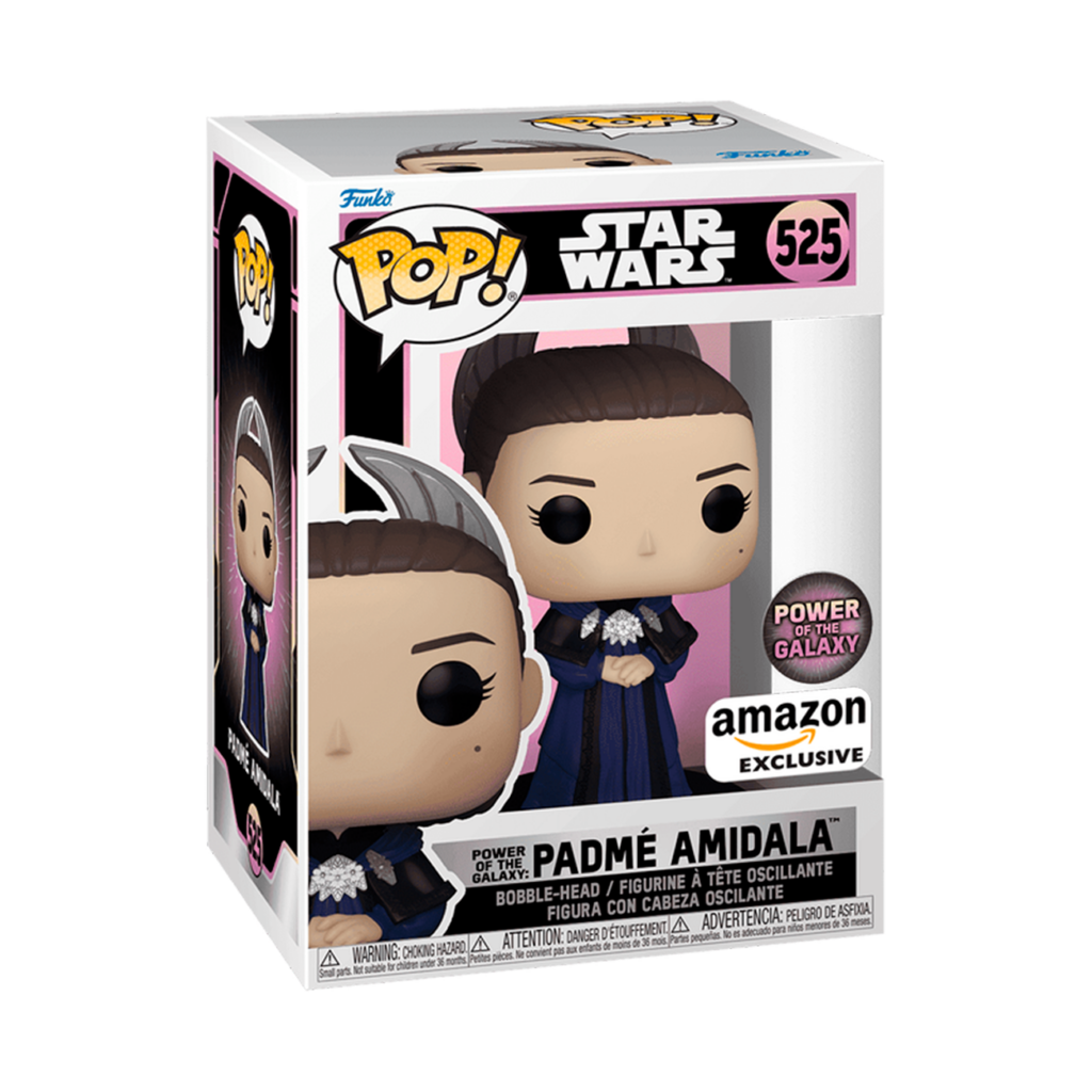 Funko Pop Padme Amidala #525 edición exclusiva de Amazon – figura coleccionable de Star Wars