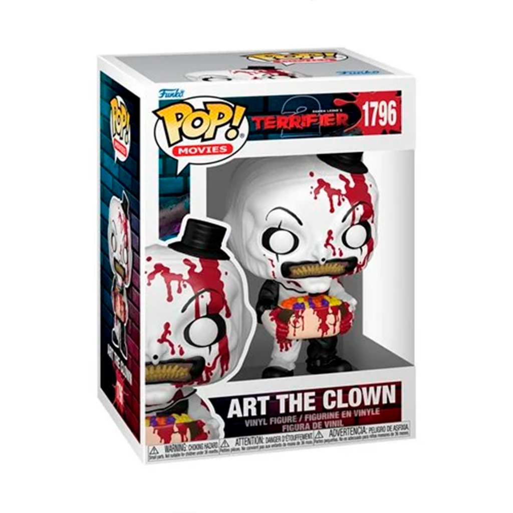 Funko Pop Terrifier Art the Clown #1796 w Head figura de colección