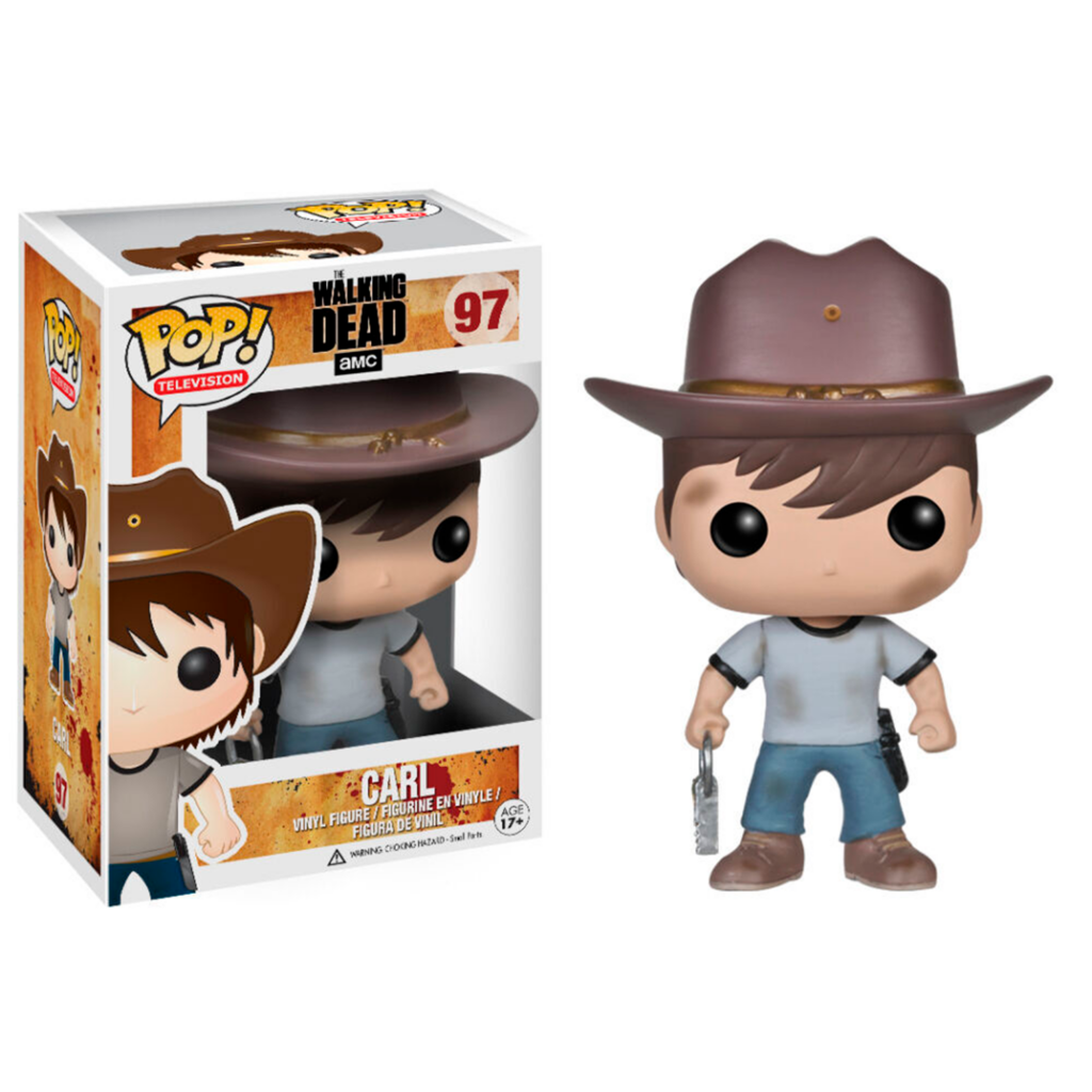 Funko Pop Carl Walking Dead #97 Vaulted – figura de vinilo coleccionable