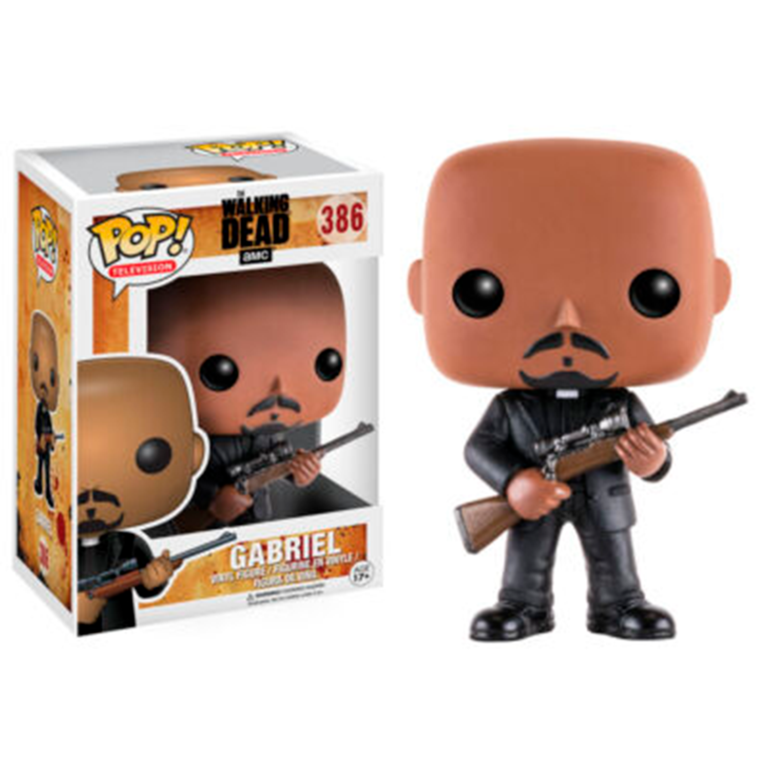 Funko Pop Gabriel The Walking Dead #386 Vaulted – figura de colección descontinuada