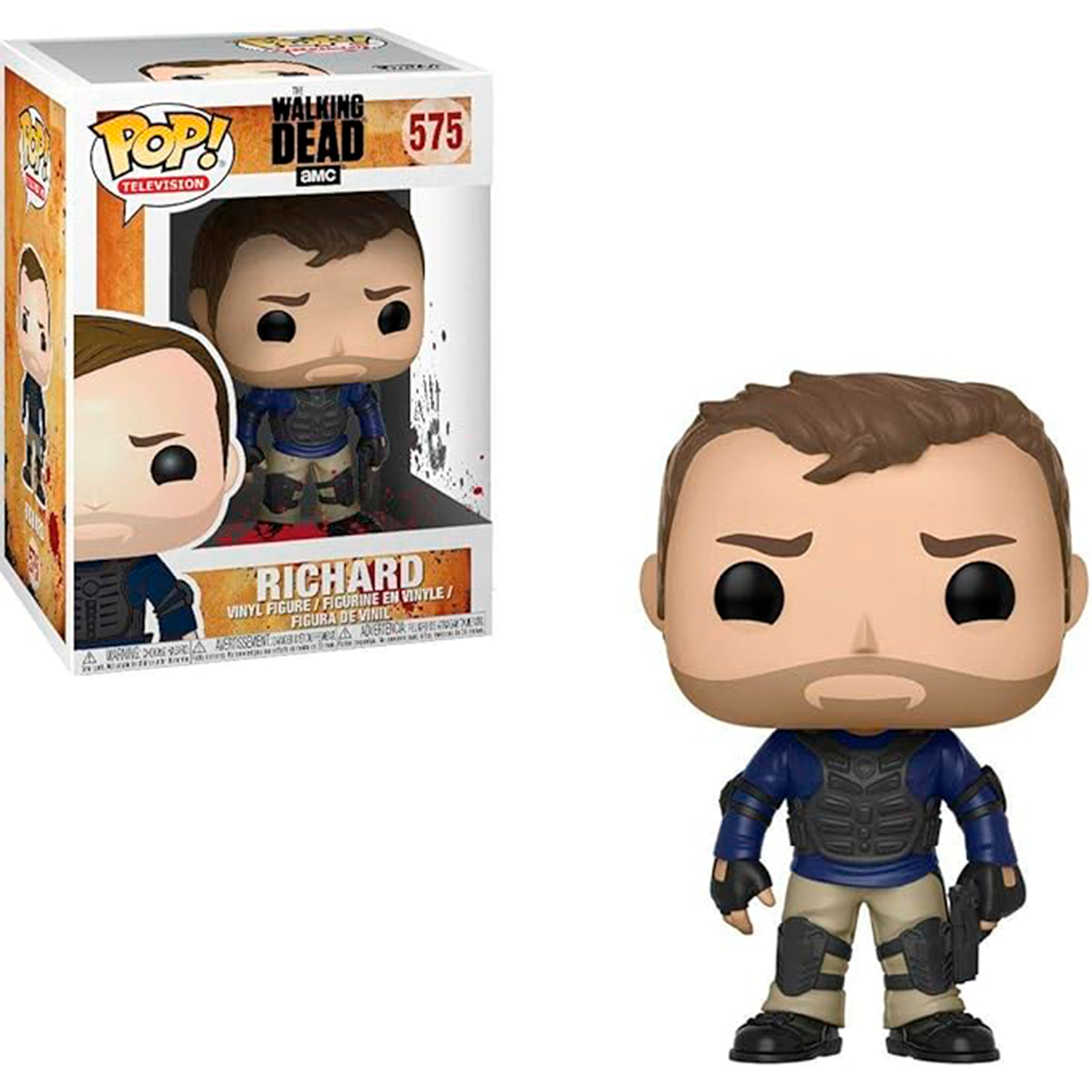 Funko Pop Richard The Walking Dead figura coleccionable Vaulted #575