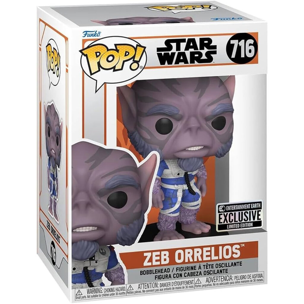 Funko Pop Zeb Orrelios #716 Exclusivo de Entertainment Earth – figura Star Wars Rebels