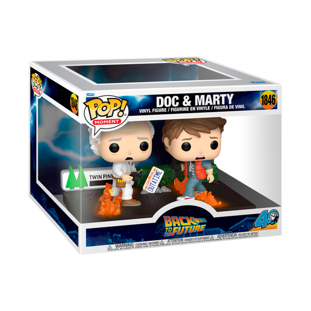 Pop Back to the Future Doc y Marty Moment 1846 en caja