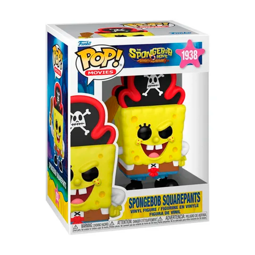 Funko Pop Bob Esponja Pirata 1938 de SpongeBob en su caja