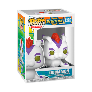 Funko Pop Digimon Gomamon vaulted en su caja