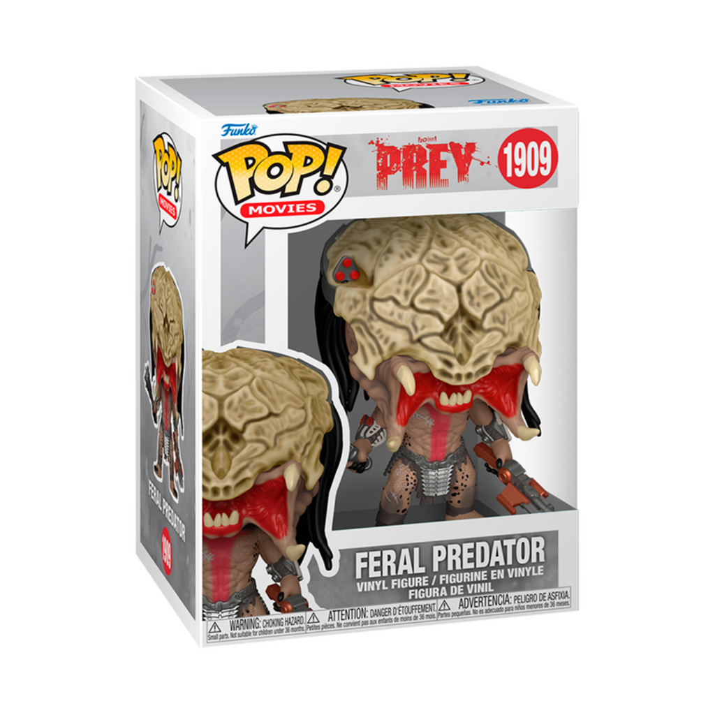 Funko Pop Feral Predator en su caja