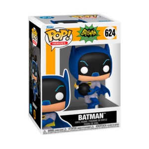 Funko Pop Batman 624 w Bomb de DC Comics en su caja