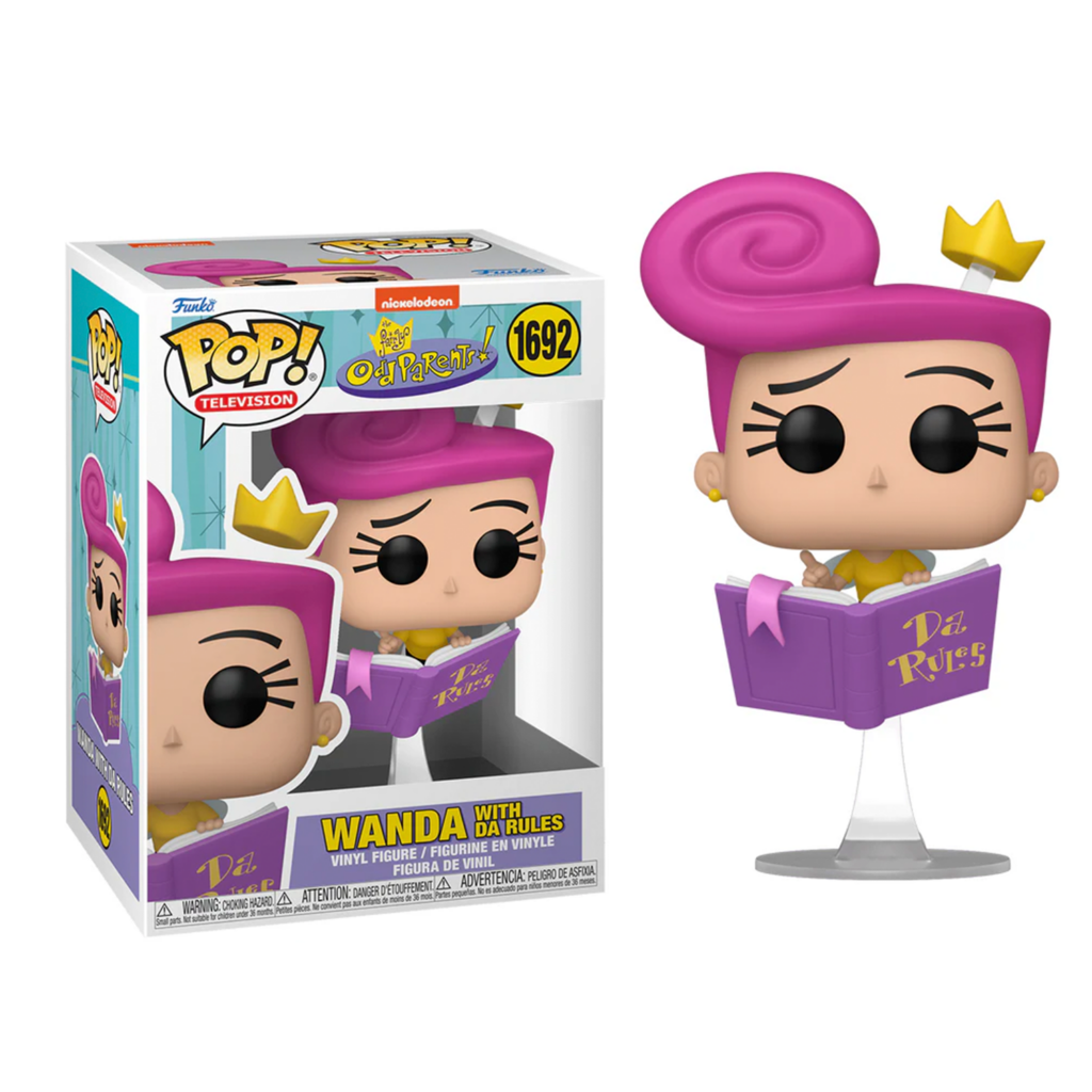 Funko Pop Padrinos Mágicos Wanda 1692 en su caja