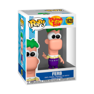 Funko Pop Phineas y Ferb Ferb en su caja
