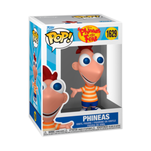 Funko Pop Phineas y Ferb Phineas en su caja