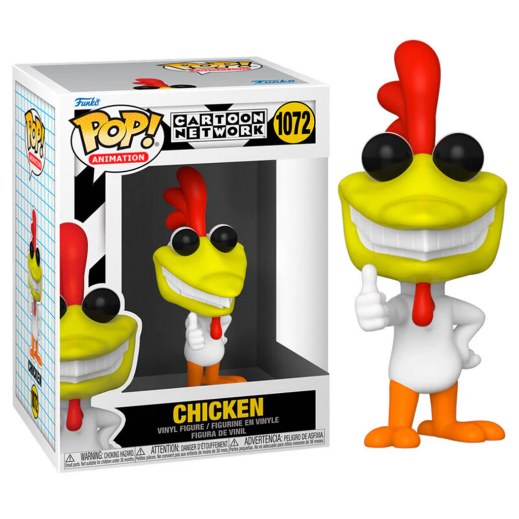 Funko Pop Pollito 1072 Cartoon Network Cow and Chicken en caja