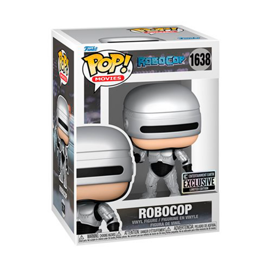 Funko Pop RoboCop 1638 exclusivo Entertainment Earth en caja