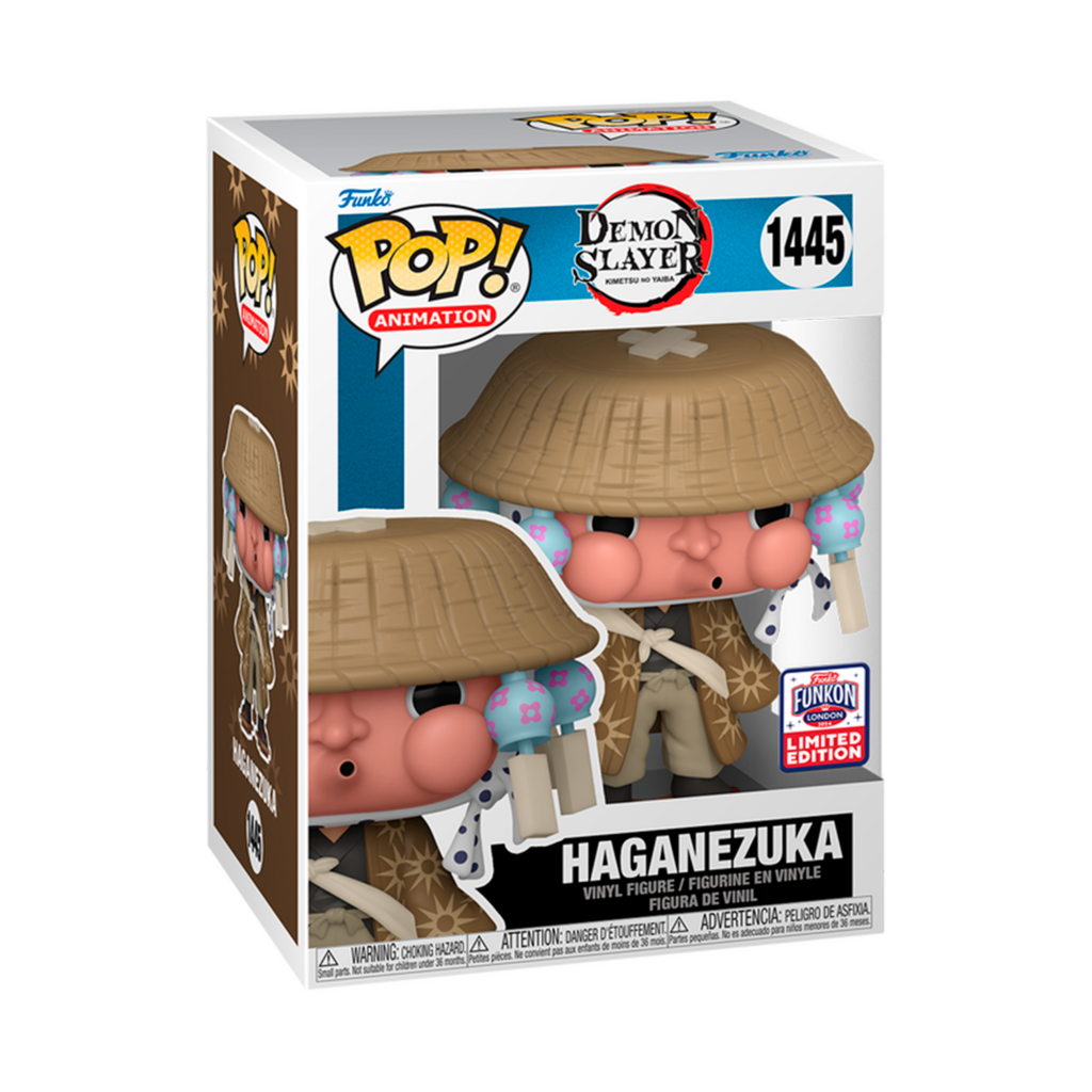 Funko Pop Haganezuka #1445 de Demon Slayer, exclusivo Funkon