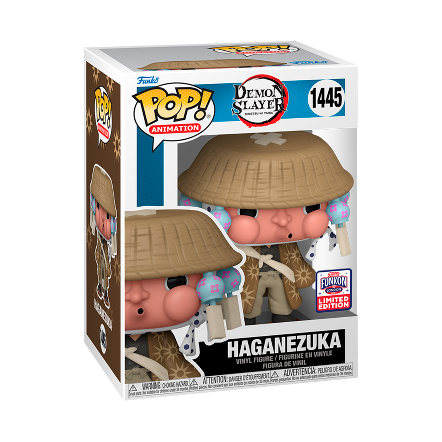 Funko Pop Haganezuka #1445 de Demon Slayer, exclusivo Funkon