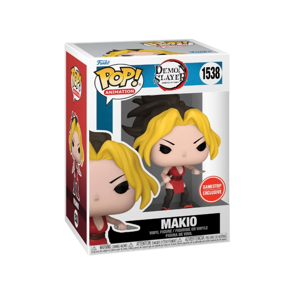 Funko Pop Makio #1538 de Demon Slayer, exclusivo GameStop