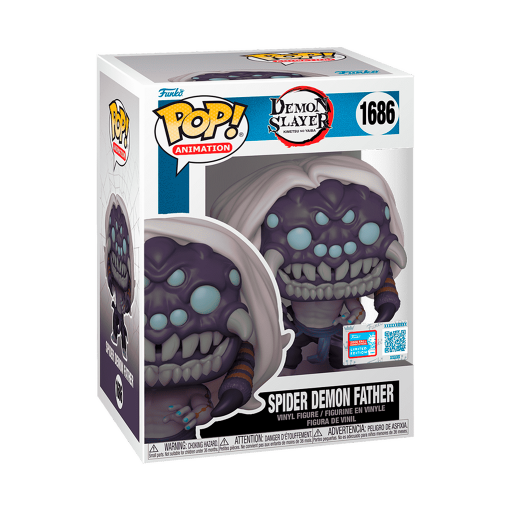 Funko Pop Spider Demon Father de Demon Slayer, exclusivo NYCC